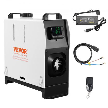 5-8KW Diesel Heater, Diesel Air Heater All in One with Remote Control and LCD Screen, Fast Heating Low Noise, Portable Diesel Heater for Truck Van RV Trailer Camper and Indoors