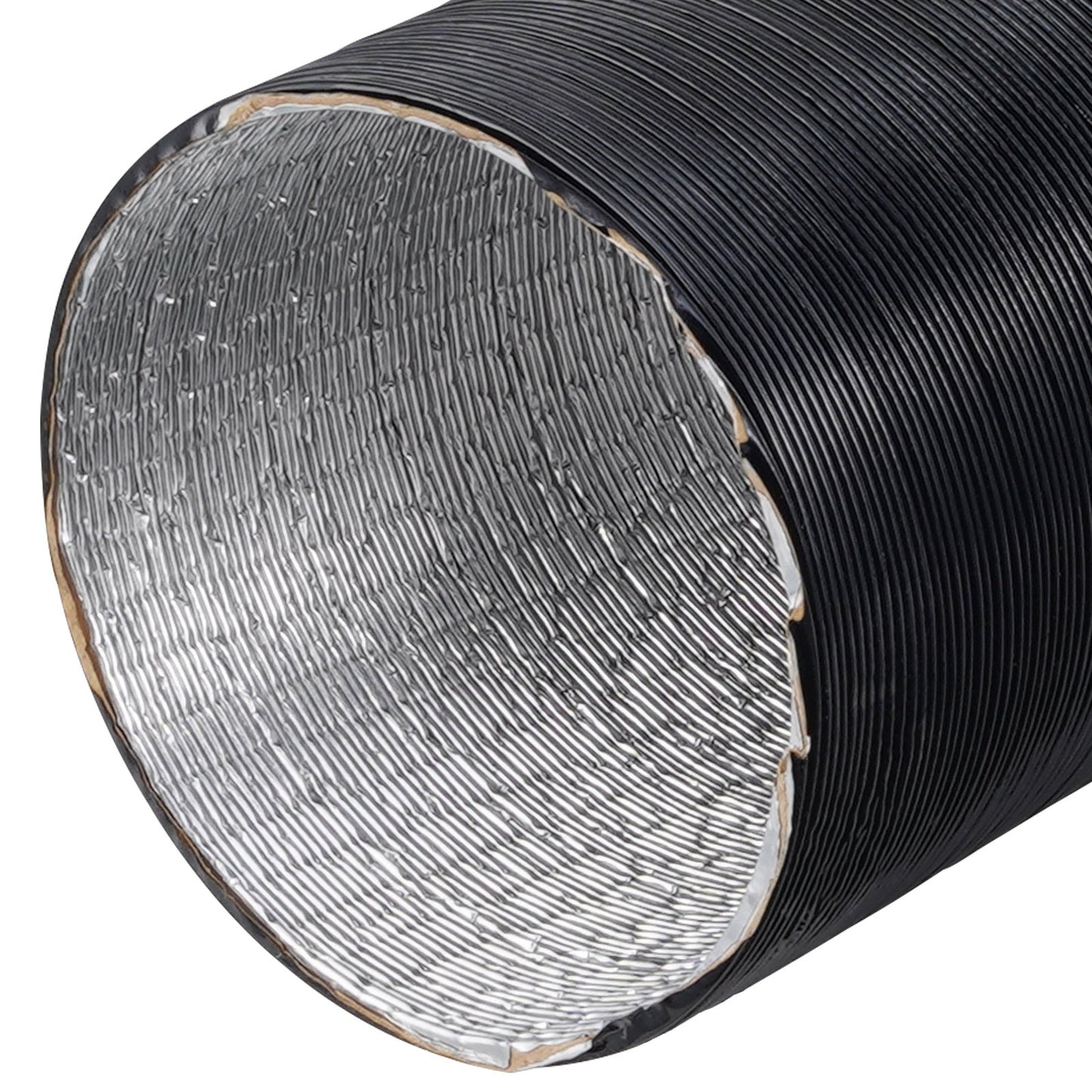 Rohrleitungssatz für Dieselheizung, 3 Zoll ausziehbarer Luftkanalschlauch, 1 Zoll Edelstahl-Auspuffrohr, 2 Luftventile, T-Luftauslassanschluss und Schlauchschellen, für 2 kW/5 kW/8 kW Diesel-Standheizung