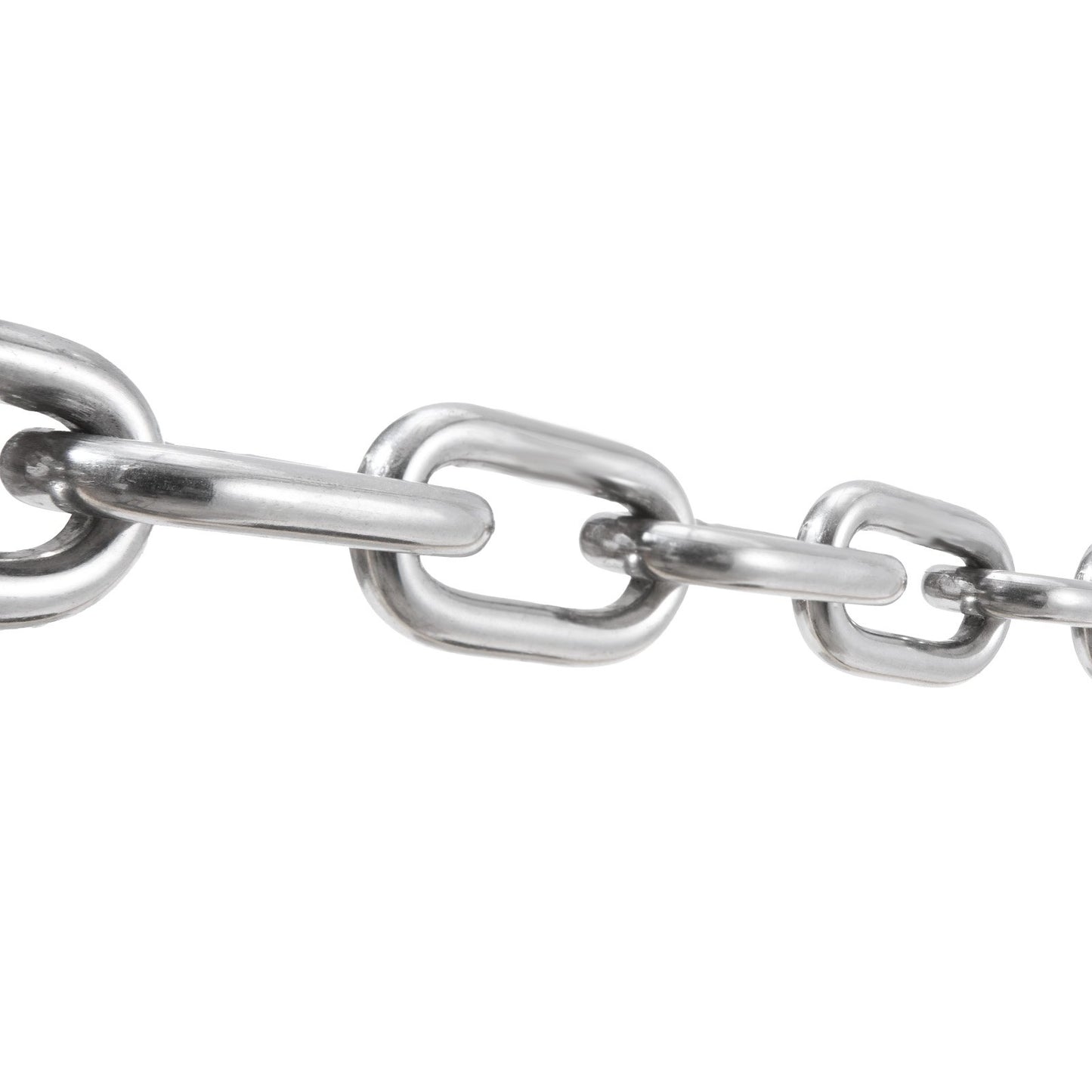 Edelstahl-Ankerkette für Boote, Bleikette 1/4" x 4" mit zwei Schäkeln