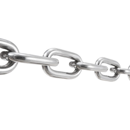 Edelstahl-Ankerkette für Boote, Bleikette 1/4" x 4" mit zwei Schäkeln
