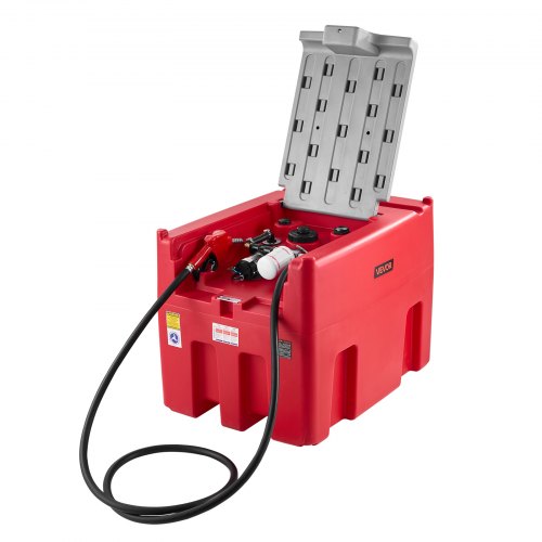 Tragbarer Dieselkraftstofftank, 116 Gallonen, Benzintank, 12 V, Transferpumpe, 10 GPM