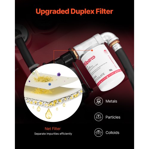 Portable Diesel Fuel Tank 58 Gallon Gasoline Tank 12V Transfer Pump 10GPM