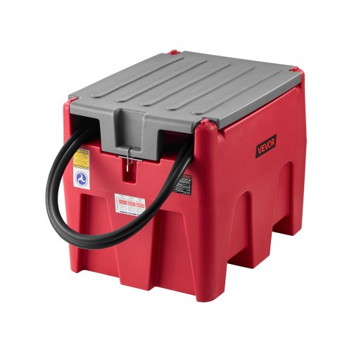 Portable Diesel Fuel Tank 58 Gallon Gasoline Tank 12V Transfer Pump 10GPM