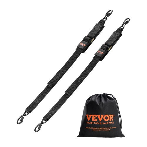 Retractable Ratchet Straps, 2 in x 4 ft Ratchet Tie Down Straps with Security Lock S Hooks, 2 Pack Heavy Duty Ratchet Tie Down Straps with 1500 lbs Break Strength, for Trailers, Vehicles, Boat