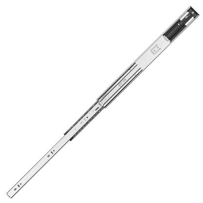 10 par 457,2 mm lådslider Sidomonterade skenor, Heavy Duty Full Extension stålskena, Soft-Close Ljudlösa guideglider Skåp Kökslöpare med kullager, 100 lbs lastkapacitet