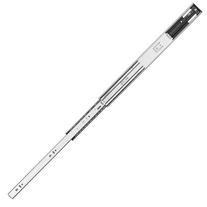 6 par 457,2 mm lådslider Sidomonterade skenor, Heavy Duty Full Extension stålskena, Soft-Close ljudlösa guideglider Skåp Kökslöpare med kullager, 100 lbs lastkapacitet