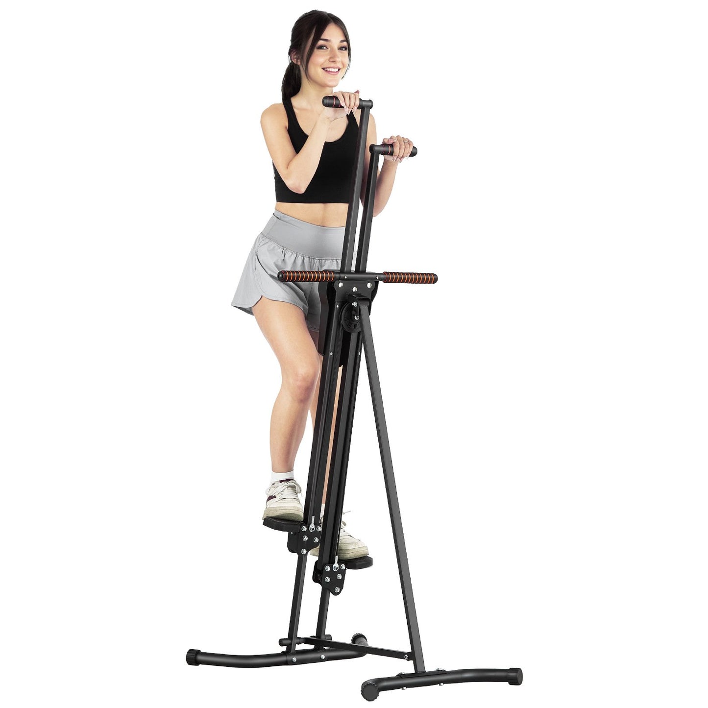 Stair Stepper Vertikal Hemgym Konditionsklättrare Folding Workout Exercise