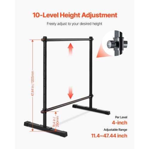 Balettstång Fristående Bärbar Fitness Dansstång Höjdjusterbar |  EU