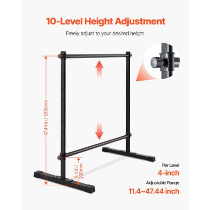 Balettstång Fristående Bärbar Fitness Dansstång Höjdjusterbar |  EU