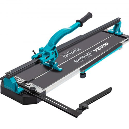 Manual Tile Cutter, 24 inch, Porcelain Ceramic Tile Cutter with Tungsten Carbide Cutting Wheel, Infrared Positioning, Anti-Skid Feet, Durable Rails for professional installers or beginners