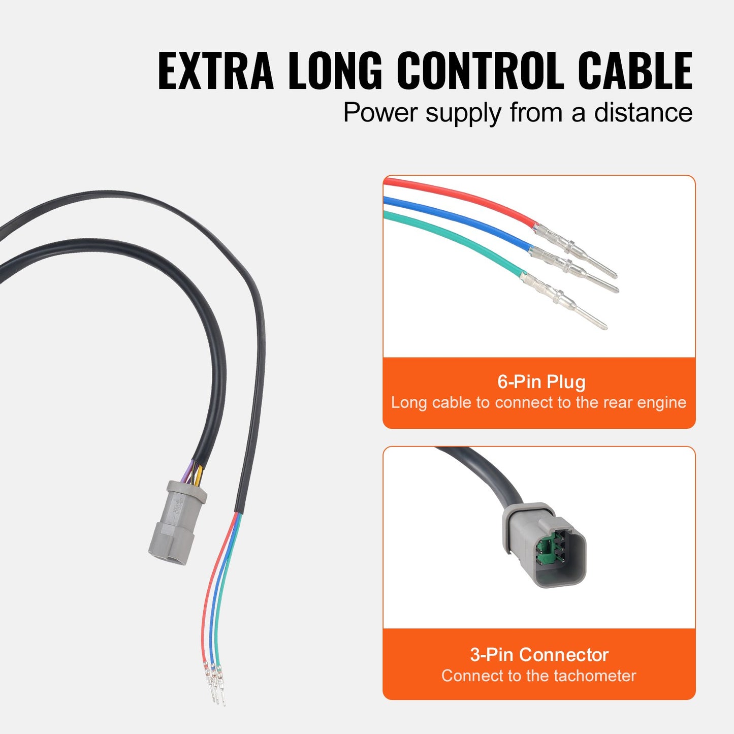Außenborder-Gashebel-Fernbedienungsbox, seitliche Montage für Evinrude Johnson
