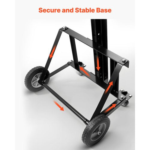 Gipslyft, Kraftig 68 kg gipslyft för tak- och vägginstallation, Gipsinstallation för en person, 1219x4878 mm Max. Vertikal panellyft med hjul, Enkel transport (Gul) |  EU