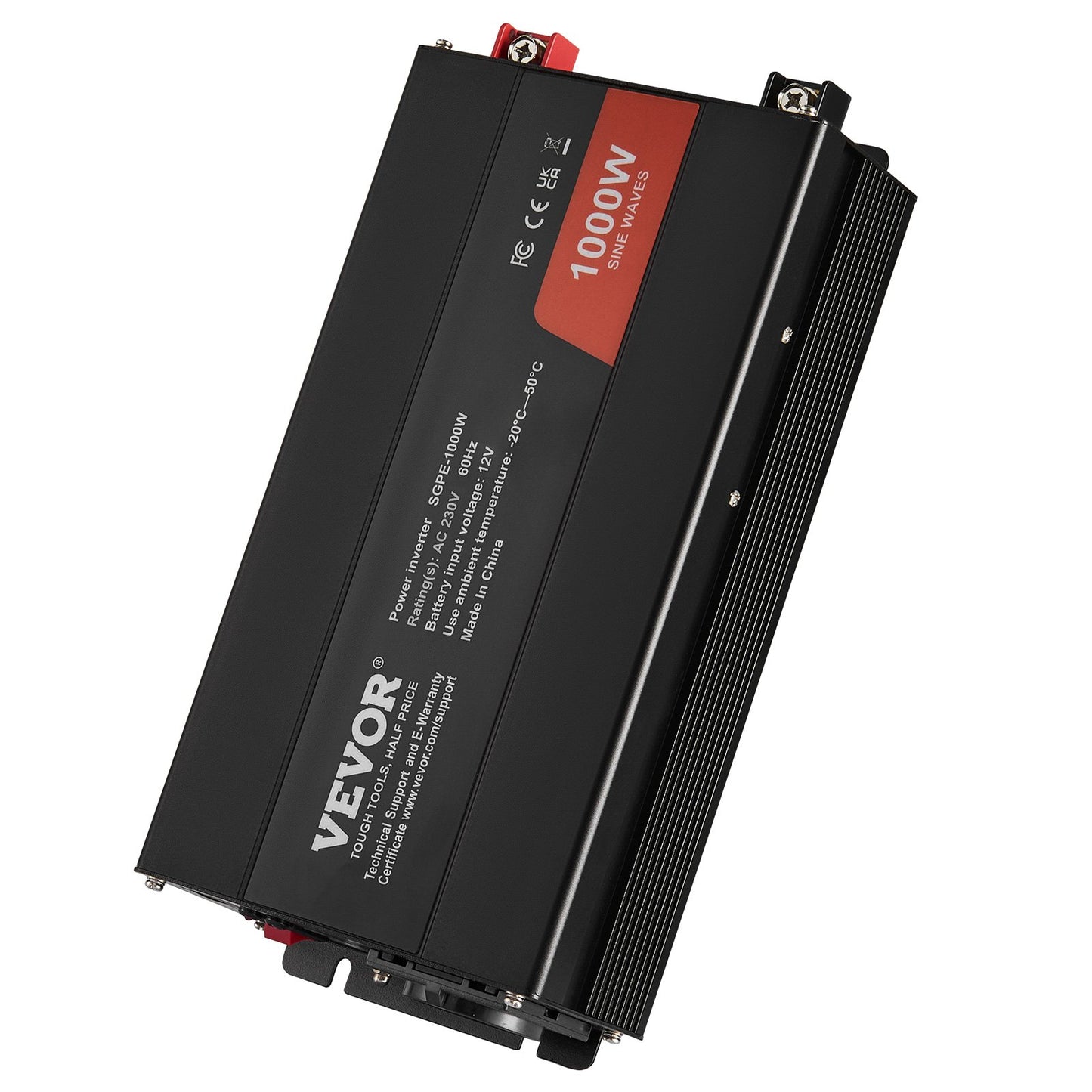 Reiner Sinus-Wechselrichter 1000W DC12V zu AC230V Fernbedienung CE FCC