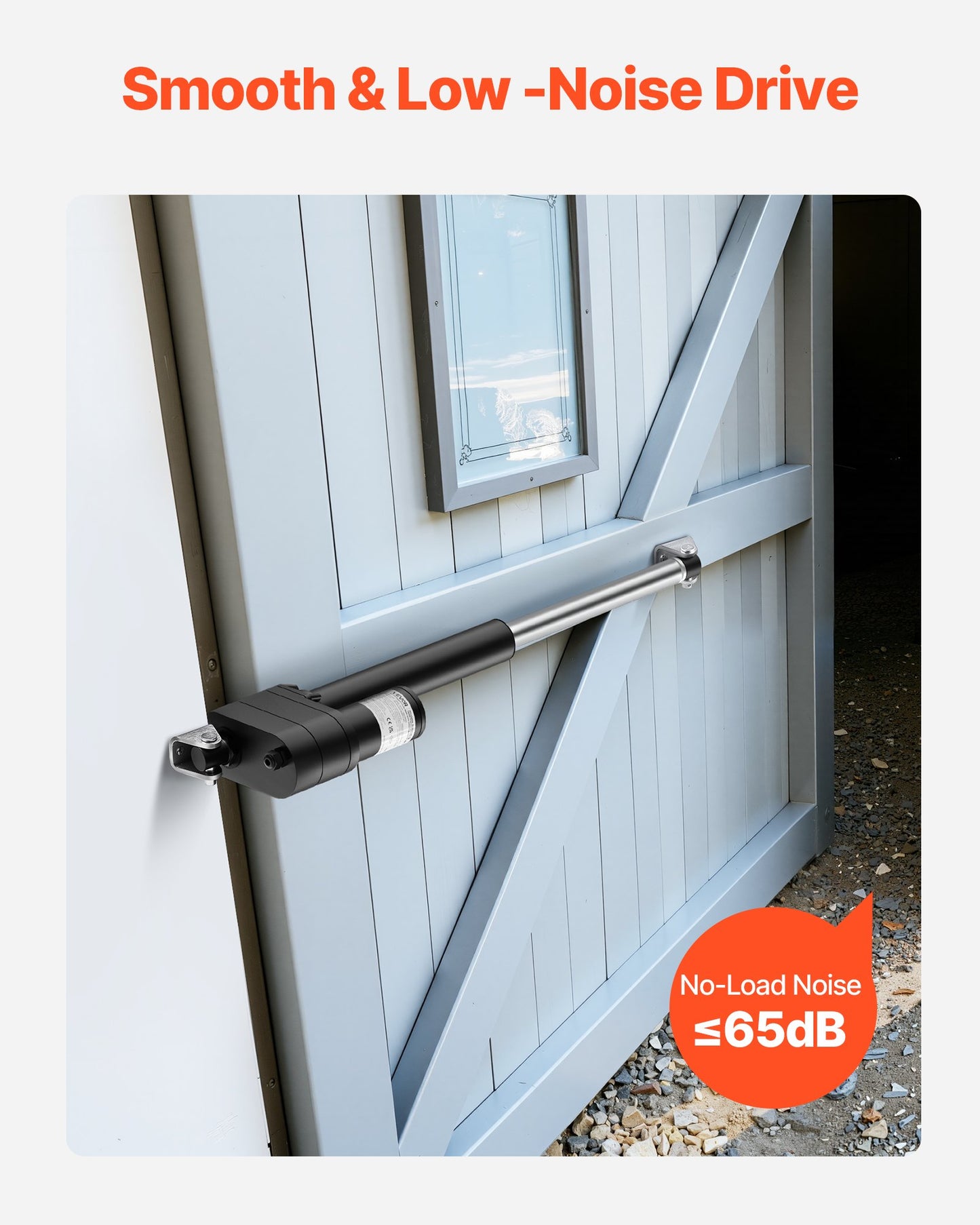 12V Linear Actuator, 6 Inch Ultra Heavy-Duty 2023lbs/9000N Linear Motion Actuator, IP65 Waterproof 0.2"/s with Mounting Brackets for Industrial Machinery Vessels, Heavy Lifting Systems