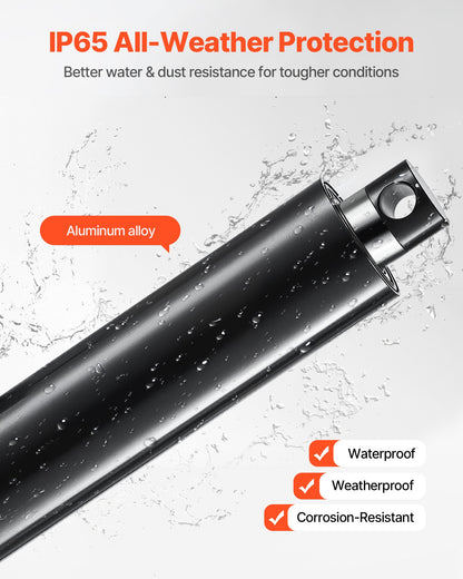 12V Linear Actuator, 7.87 Inch Ultra Heavy-Duty 2023lbs/9000N Linear Motion Actuator, IP65 Waterproof 0.2"/s with Mounting Brackets for Industrial Machinery Vessels, Heavy Lifting Systems