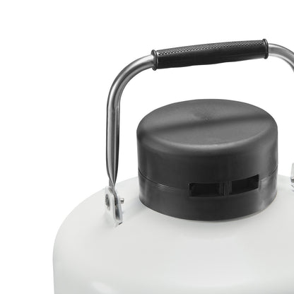 Flytande kvävetank 10 L aluminiumlegering LN2 behållare Dewar 6 kapslar