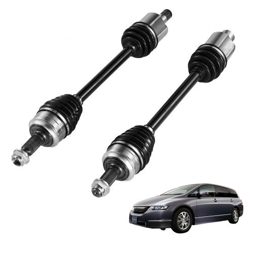 CV Axle Shaft Assembly, 2 Pieces Front Left & Right (Driver and Passenger Side), Automotive Replacement CV Joint Axles Pair Compatible with 2005-2006 Honda Odyssey, Alloy Steel & Carbon Steel