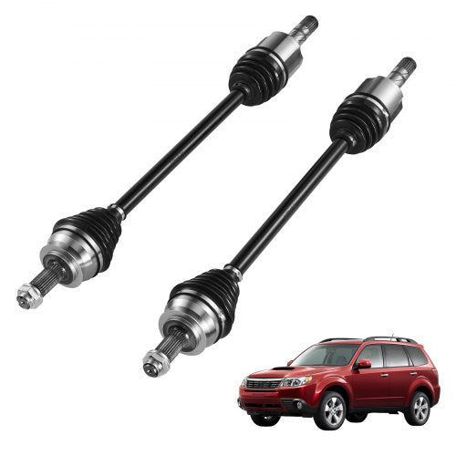 CV Axle Shaft Assembly, 2 Pieces Front Left & Right (Driver and Passenger Side), Automotive Replacement CV Joint Axles Pair Compatible with 2009-2013 Forester, Alloy Steel & Carbon Steel