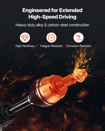 CV Axle Shaft Assembly, 2 Pieces Front Left & Right (Driver and Passenger Side), Automotive Replacement CV Joint Axles Pair Compatible with 2009-2013 Forester, Alloy Steel & Carbon Steel