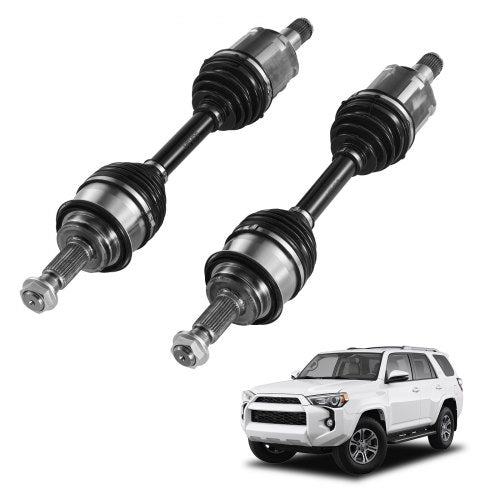 CV Axle Shaft Assembly, 2 Pieces Front Left & Right (Driver and Passenger Side), Automotive Replacement CV Joint Axles Pair Compatible with 2003-2022 Toyota 4Runner, Alloy Steel & Carbon Steel