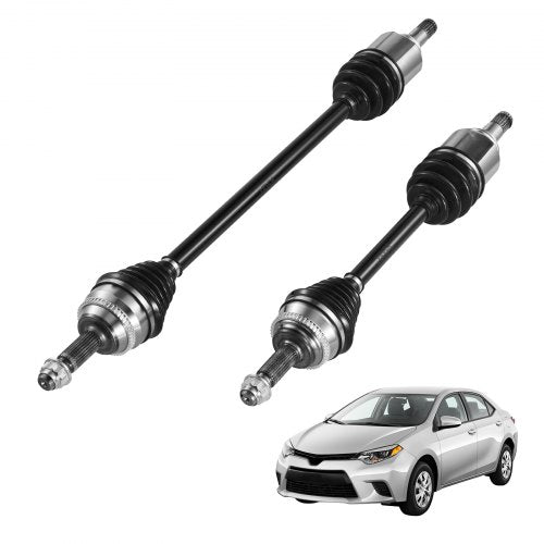 CV Axle Shaft Assembly, 2 Pieces Front Left & Right (Driver and Passenger Side), Automotive Replacement CV Joint Axles Pair Compatible with 2009-2018 Toyota Corolla, Alloy Steel & Carbon Steel