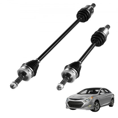 CV Axle Shaft Assembly, 2 Pieces Front Left & Right (Driver and Passenger Side), Automotive Replacement CV Joint Axles Pair Compatible with 2011-2014 Hyundai Sonata, Alloy Steel & Carbon Steel