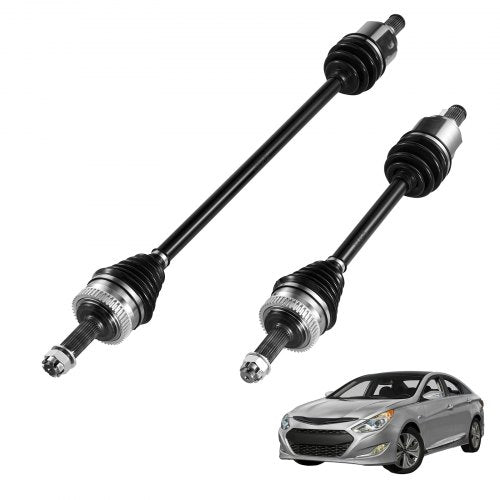 CV Axle Shaft Assembly, 2 Pieces Front Left & Right (Driver and Passenger Side), Automotive Replacement CV Joint Axles Pair Compatible with 2011-2014 Hyundai Sonata, Alloy Steel & Carbon Steel