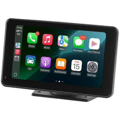 Bilstereo Radio CarPlay Pekskärm 7-tums Apple Android Automatisk backkamera