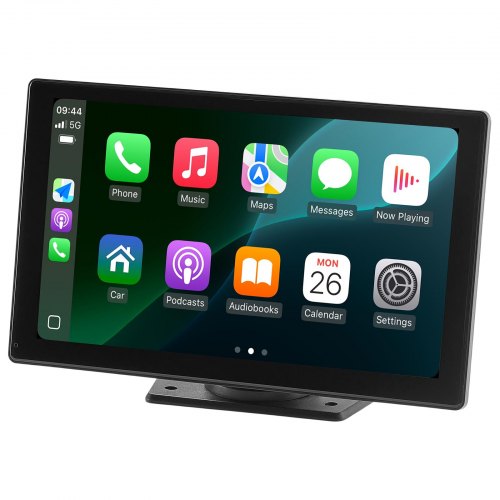 Bilstereo Radio CarPlay Pekskärm 9-tums Apple Android Automatisk backkamera