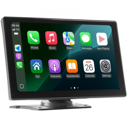 Bilstereo Radio CarPlay Pekskärm 9-tums Apple Android Automatisk backkamera