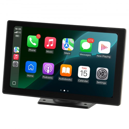 Bilstereo Radio CarPlay Pekskärm 9-tums Apple Android Fram-/bakkamera