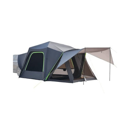 SUV Tent for Camping, 10FT L x 10FT W, Waterproof PU2000mm Spacious Double Layer Design for 5-8 Person, SUV Camping Tent with Shade Awning and Mesh Windows, Includes Rainfly and Storage Bag