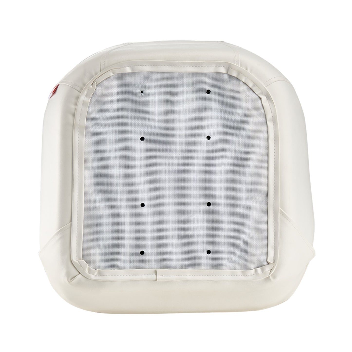 Båtsits Lågt ryggstöd PVC Läder Kapten Bucket Seat Vit