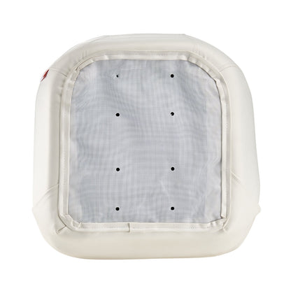 Båtsits Lågt ryggstöd PVC Läder Kapten Bucket Seat Vit