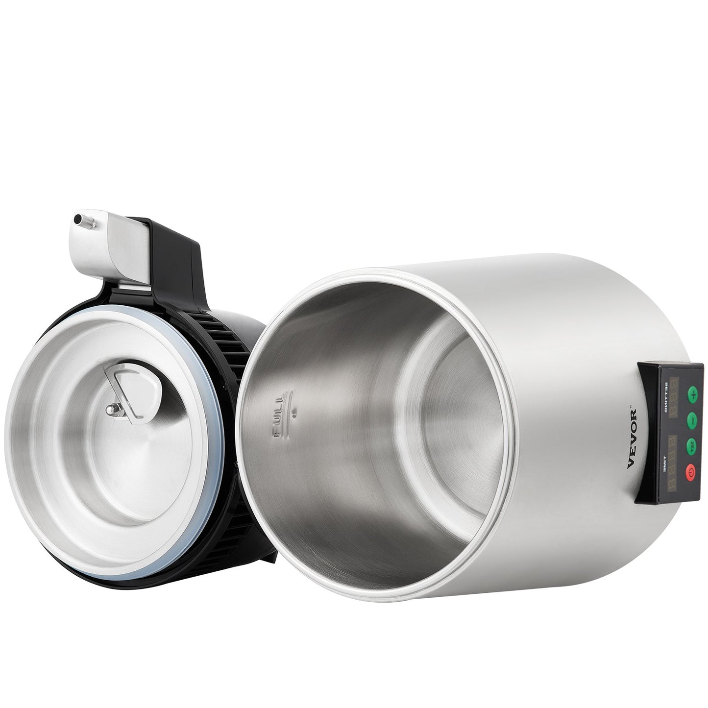 4L Water Distiller 1L/H Destillerat vatten Maker Timing & Temp Display Silver