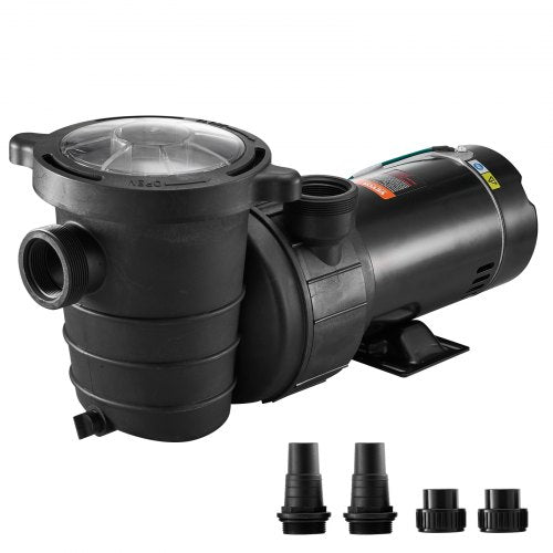 Swimming Pool Pump 2.0HP 115V 1500W, Single Speed Pumps for Above Ground Pool, Powerful Pool Pumps with Strainer Basket, 5400 GPH Max. Flow, ETL Certification