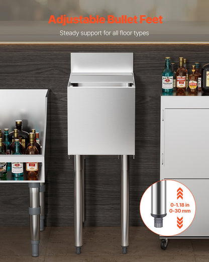 Commercial Ice Bin 28 L Wonderful Ice Bin with Sliding Lid Bottle Holder