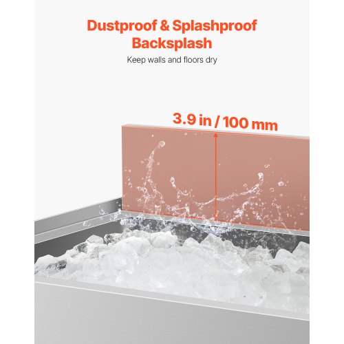 Commercial Ice Bin 61 L Wonderful Ice Bin with Sliding Lid Bottle Holder | EU