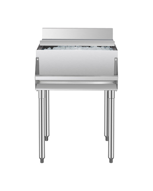 Commercial Ice Bin 61.6L Wonderful Ice Bin with Sliding Lid for Kitchen