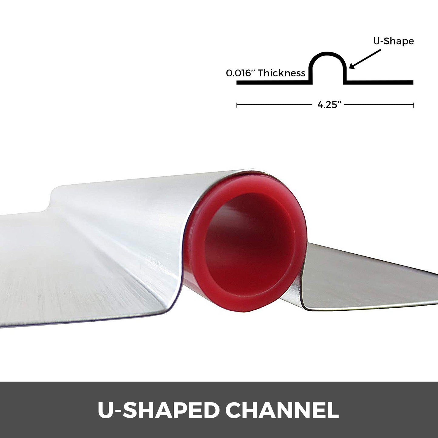 PEX Heat Transfer Plates, 200 pcs Box Radiant Heat Transfer Plates, 2ft Aluminum PEX Heat Transfer Plates, 1/2 inch Heat Transfer Plates Designed for PEX Tubing