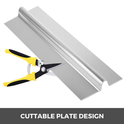 PEX Heat Transfer Plates, 200 pcs Box Radiant Heat Transfer Plates, 2ft Aluminum PEX Heat Transfer Plates, 1/2 inch Heat Transfer Plates Designed for PEX Tubing