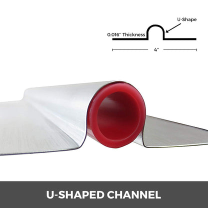 PEX Heat Transfer Plates, 300 pcs Box Radiant Heat Transfer Plates, 4 ft Aluminum PEX Heat Transfer Plates, 1/2 inch Heat Transfer Plates Designed for PEX Tubing