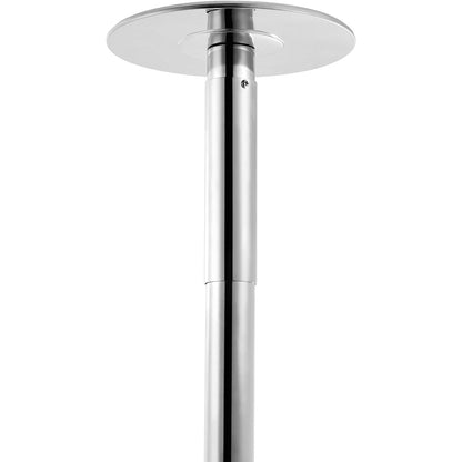 Professionelle Tanzstange, Drehbares Statisches Tanzstangen-Set, Tragbare, Abnehmbare Stange, 45 Mm Hochleistungs-Edelstahlstange, Höhenverstellbare Trainingsstange, Für Das Home Club Gym, Silber