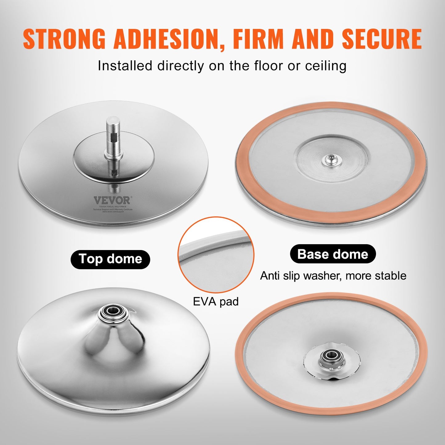 Professionell Dansstav, Snurrande statisk Dansstavsats, Bärbar, avtagbar stolpe, 40 mm Heavy-Duty Rostfritt Stål Stång, Höjdjusterbar Fitness Stång, För Träning Hemmaklubb Gym, Rosa