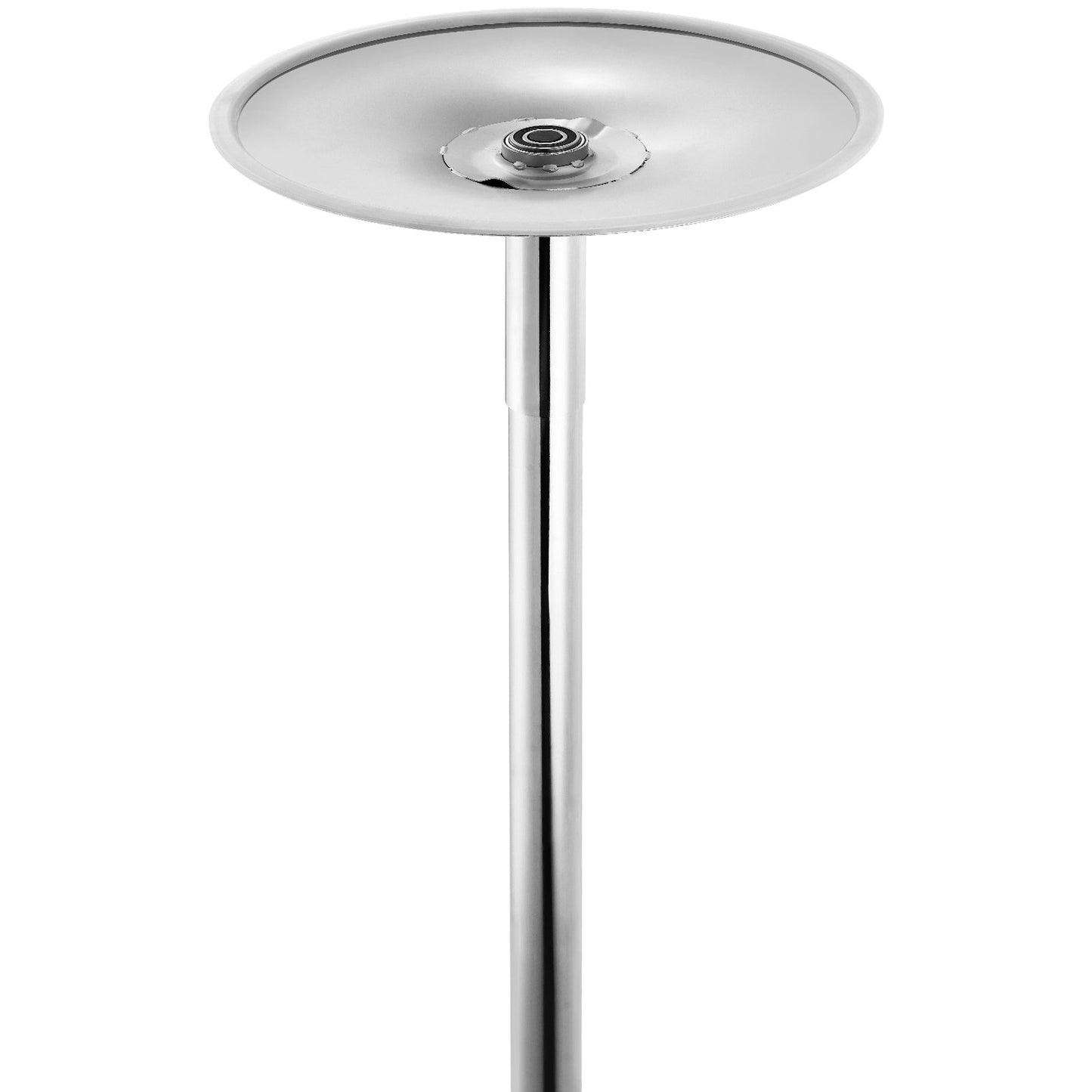 Professionell Dansstav, Snurrande statisk Dansstavsats, Bärbar, avtagbar stolpe, 45 mm kraftig rostfri stålstav, höjdjusterbar träningsstav, för träningshemklubbgym, Silver