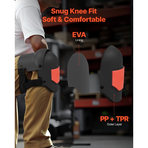 Knäskydd för arbete Extra tjocka för rengöring av bygggolv och tak |  EU