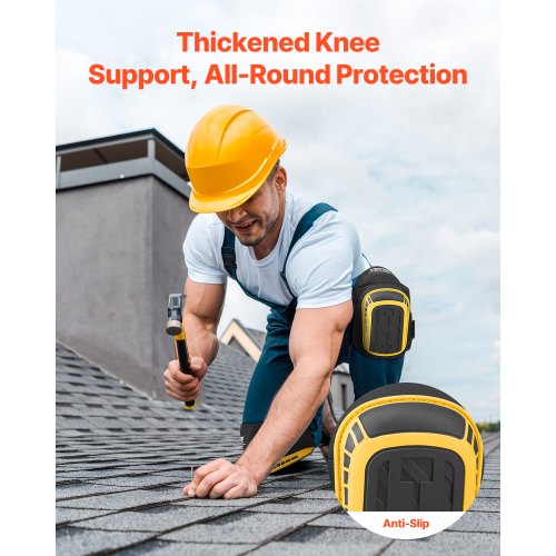 Knieschoner für die Arbeit Verlängerte Knieschoner Rutschfeste Schaumstoffunterlage | EU
