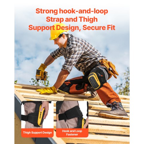 Knieschoner für die Arbeit Verlängerte Knieschoner Rutschfeste Schaumstoffunterlage | EU