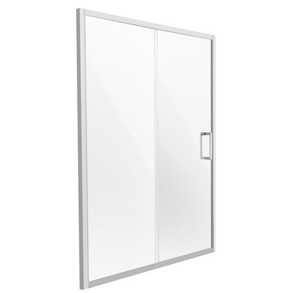 Duschdörr utan ram, 57,7-59" x 70" SGCC härdat glas 1/4" krom