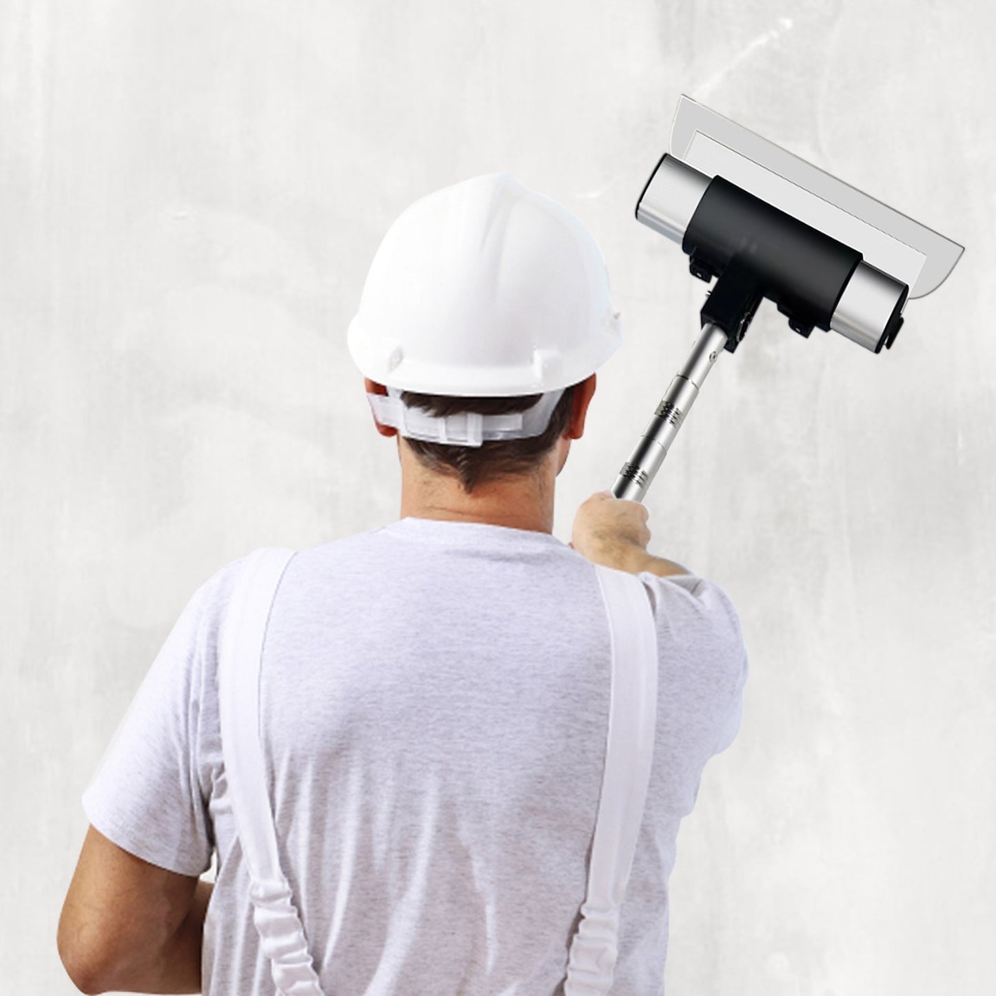 Skimming Blade Set,25+40+60 cm Blades + 35"-78" Extension Handle，European Stainless Steel Construction Knife, Aluminum Blade Profile Smoothing Knockdown Spatula for Gyprock/Drywall/Wall-Boa